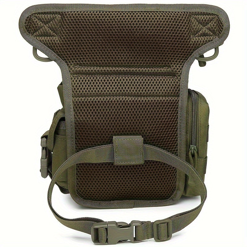 Multi-functional Outdoor Leg Bag For Fishing - Durable Water-Resistant Nylon