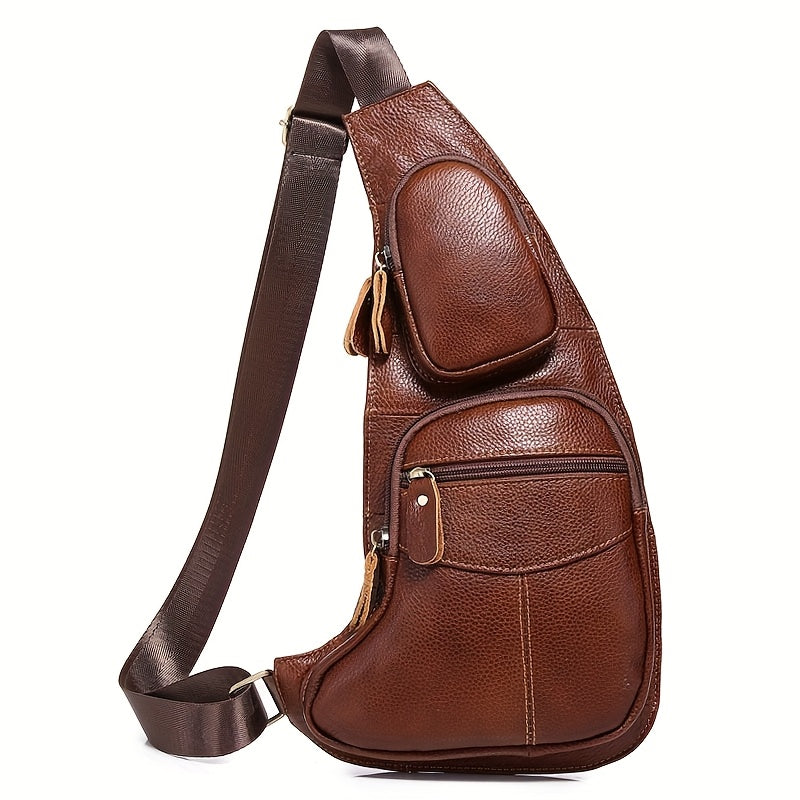 Vintage Genuine Leather Sling Bag