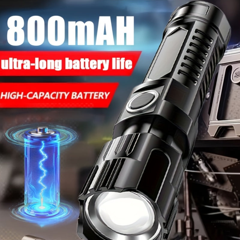 Two Ultra-Bright LED Flashlights with Three Modes