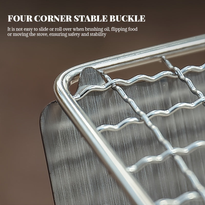 Portable Silvery Barbecue Grill - Available in 2 Sizes