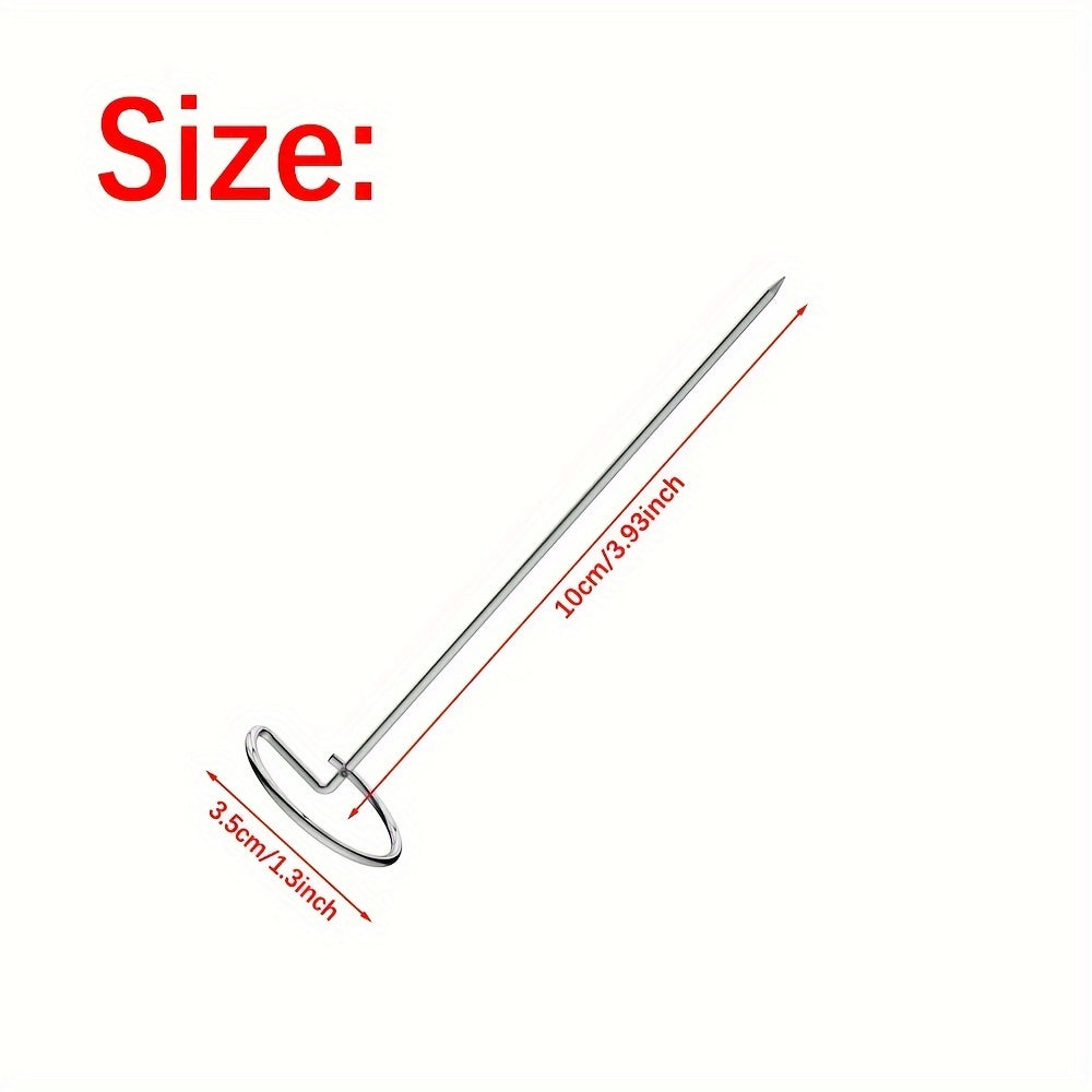 12pcs/24pcs Stainless Steel Air Fryer Oven  Skewer