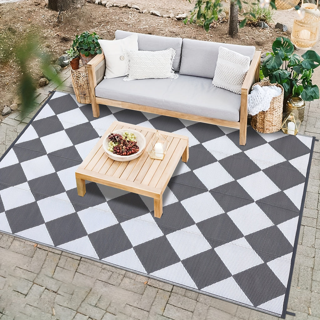 Outdoor Modern Area Mat - Non-Slip, Camping Throw Mat