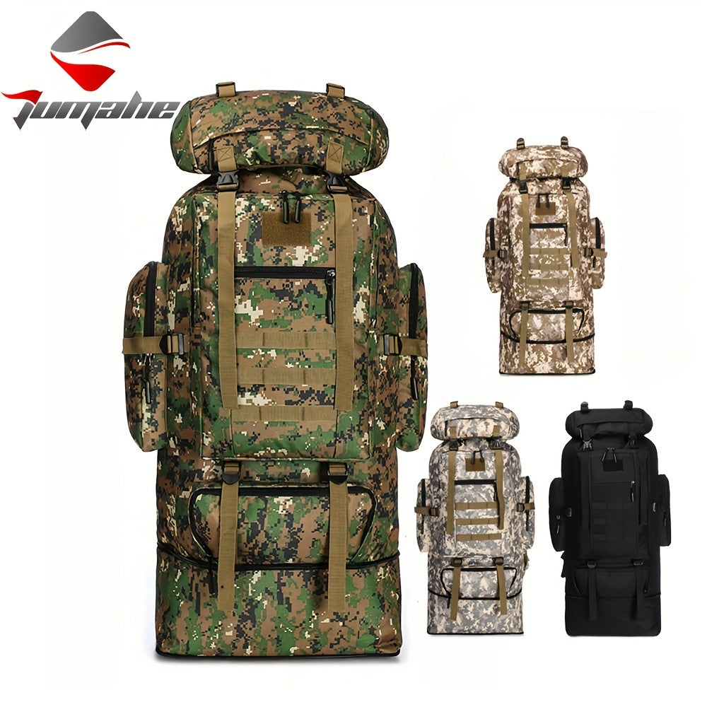 JUMAHE 18.5 gal-26.5 gal Expandable Hiking Backpack with Camouflage Print
