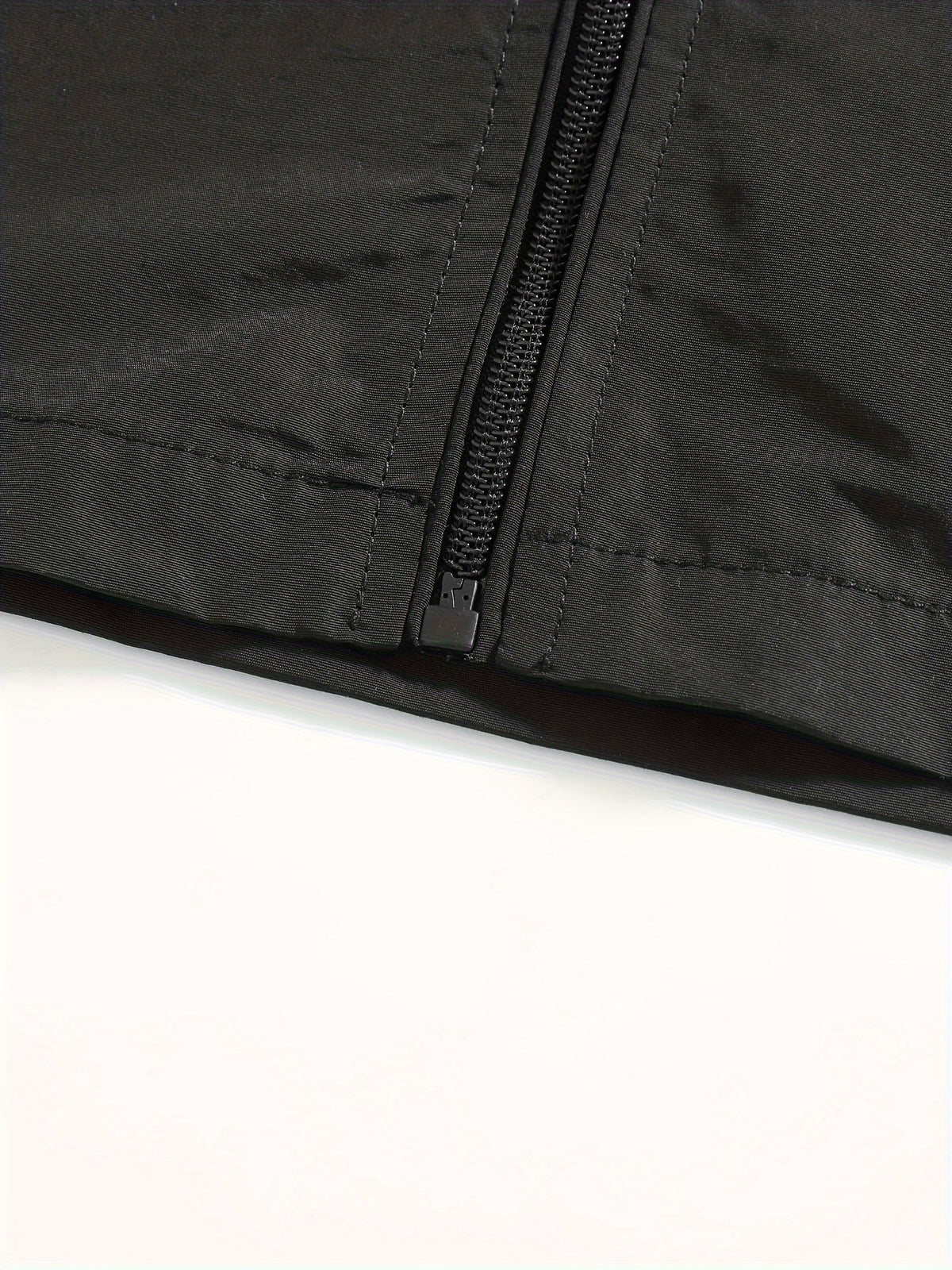 Men's Casual Zipper Pockets Detachable Hooded Windbreaker Jacket, Waterproof