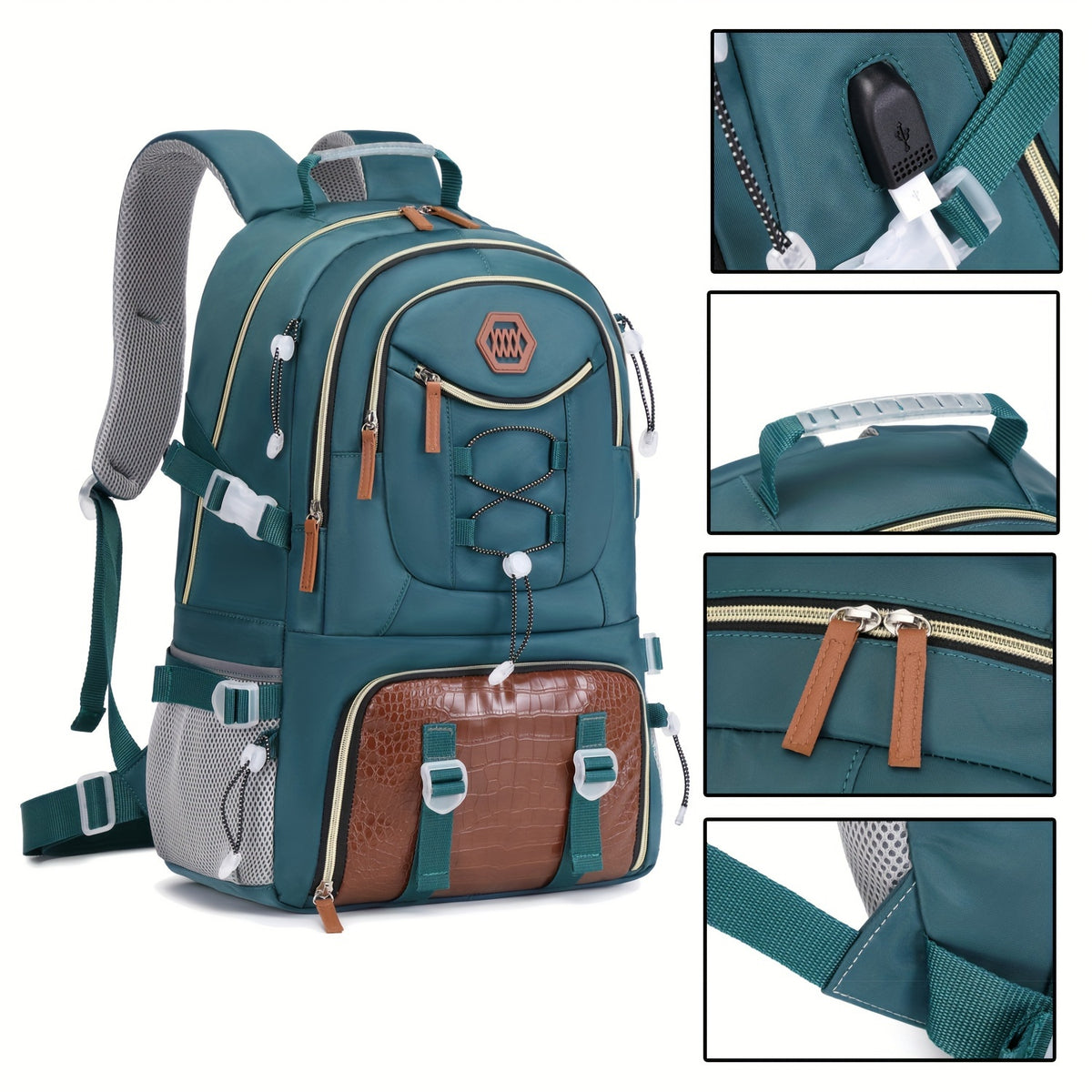 1/2pcs Outdoor Travel Backpack, Waterproof Large Capacity