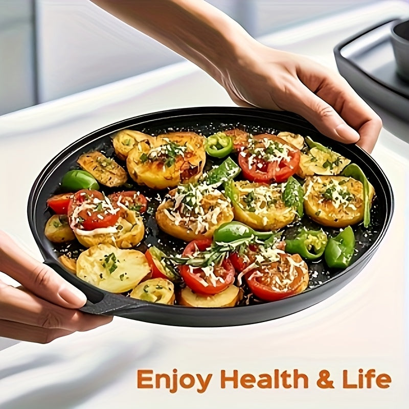 Multi-Function Cast Iron Griddle Skillet - Non-Stick Pan