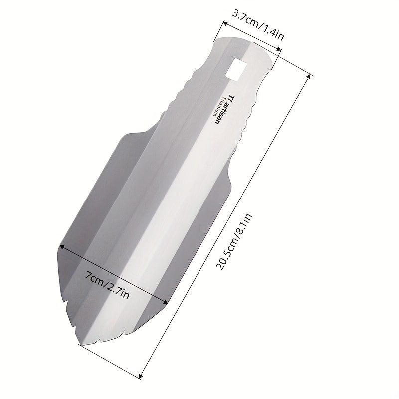 Titanium Multi-Functional Outdoor Shovel