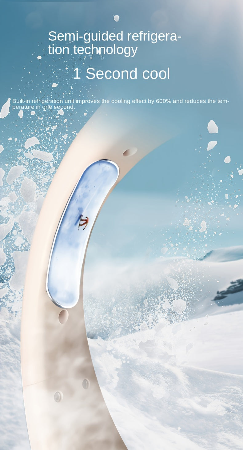 Ultra-Portable Mini Hanging Neck Fan - Whisper-Quiet