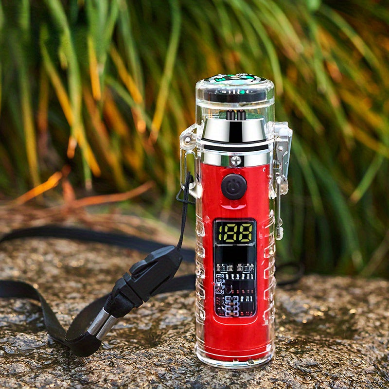 Rechargeable Electric Lighter - LED Intelligent Compass