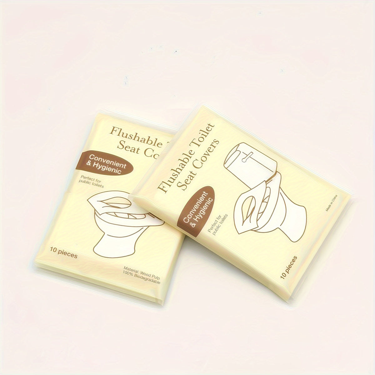 60Pcs/20Pcs Toilet Seat Covers Paper Flushable