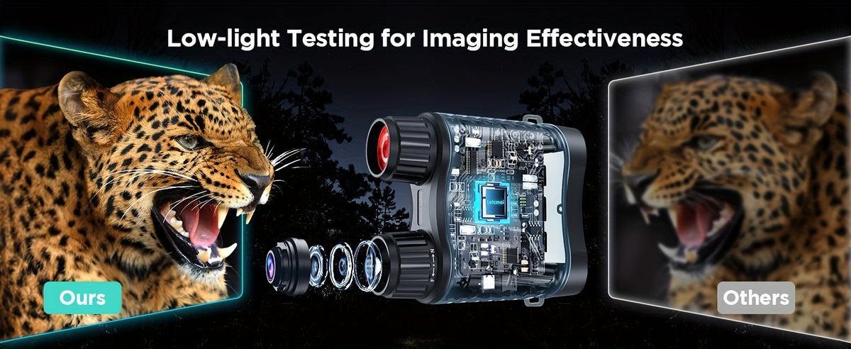 High-Definition Infrared Binoculars for Nighttime Use