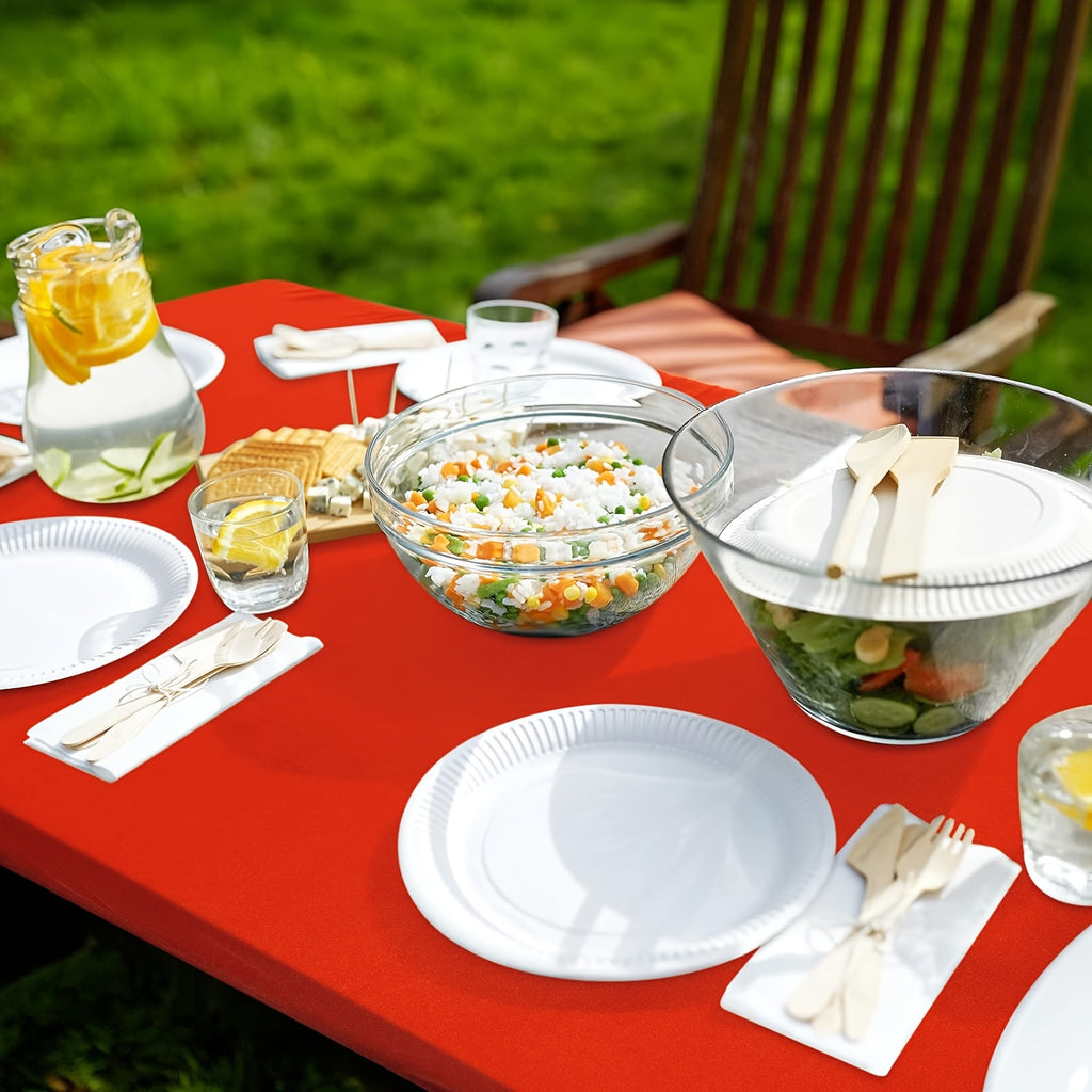 Rectangular Semi-Circle Tablecloth