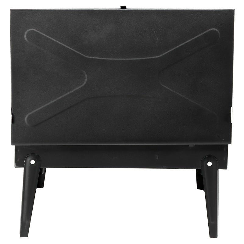 44x27x22cm Large Portable Square Cast Iron Charcoal Grill for Outdoor Cooking