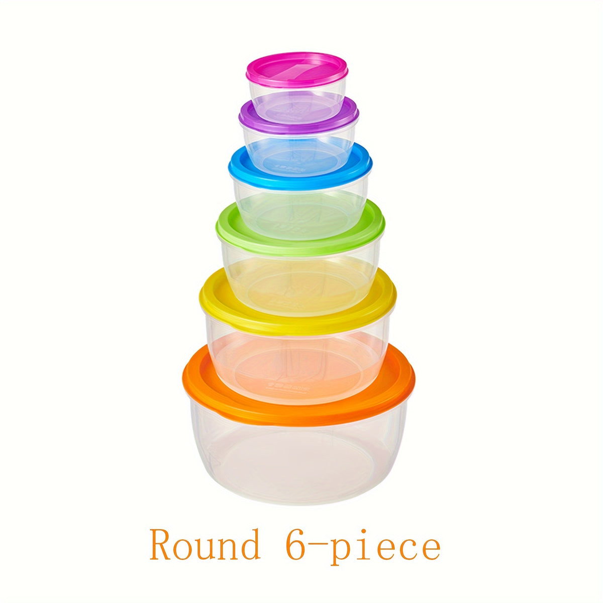 Fresh-keeping Box 4/5/6pcs Set with Lid Food Storage Container