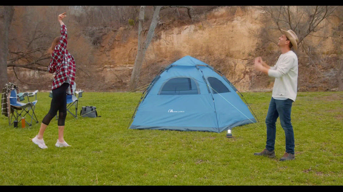 4-5 Person Portable Instant Pop-Up  Camping Tent - Waterproof, Windproof
