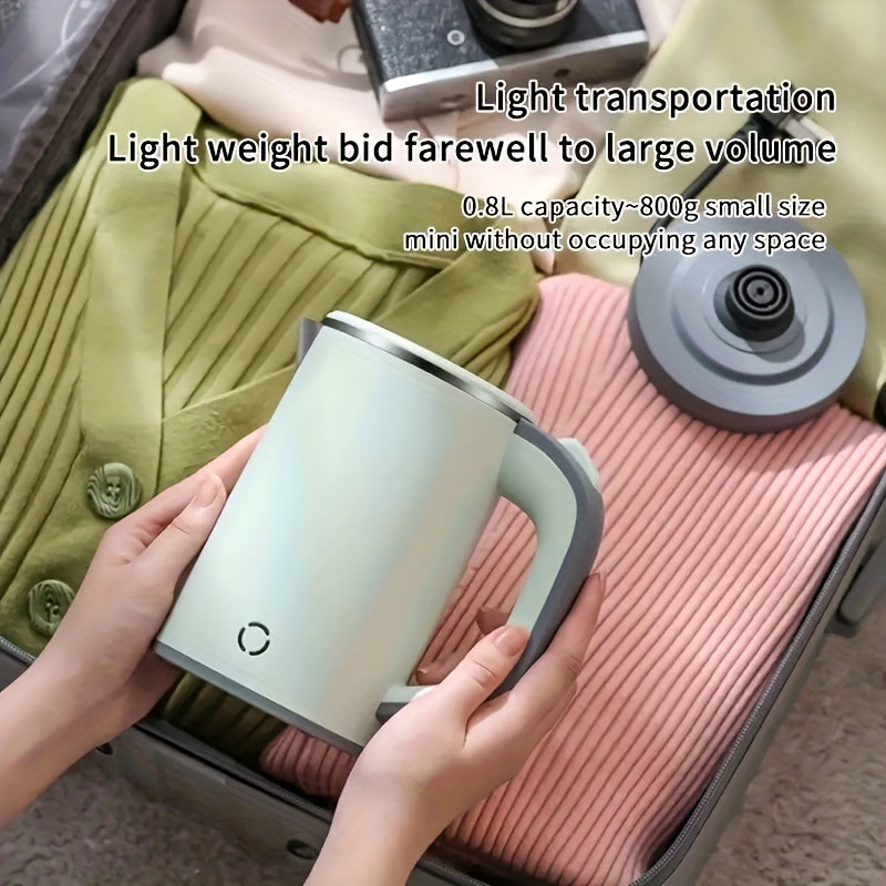 Small Electric Kettle with Detachable Rotating Storage Base