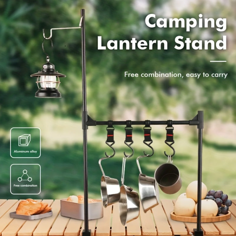 Aluminum Alloy Folding Hanging Rack With Detachable Hook