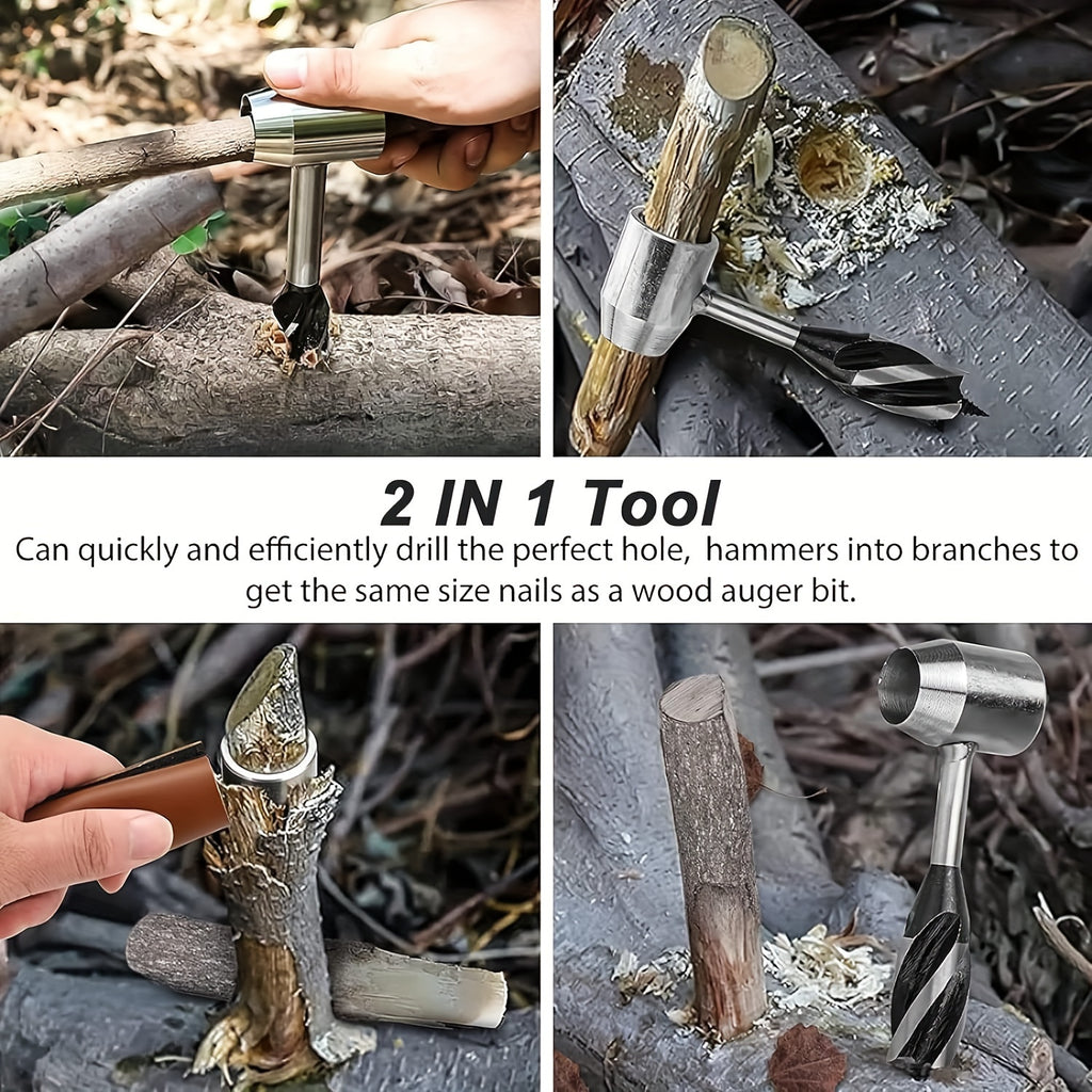 Survival Settlers Tool - Bushcraft Hand Auger Wrench