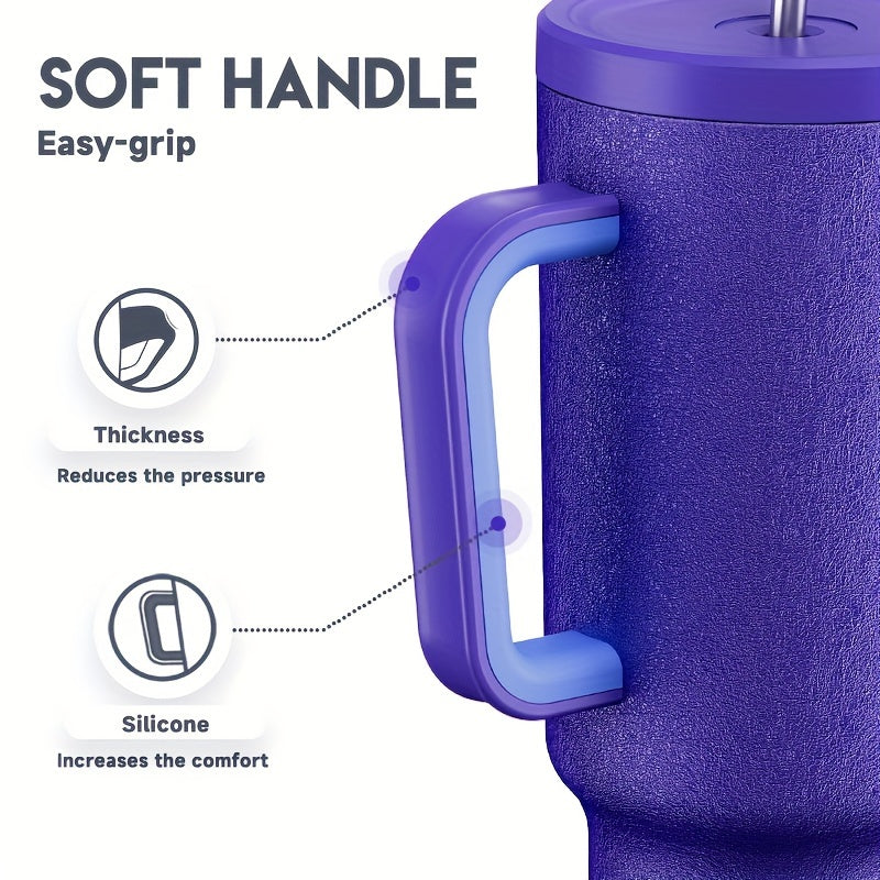 40oz Stainless Steel Tumbler With Lid And Straw - Insulated