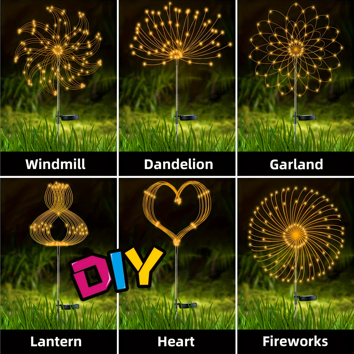 Solar Firework Lights