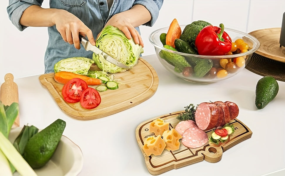 1/2pcs, Camper Bamboo Cutting Board Set For RV