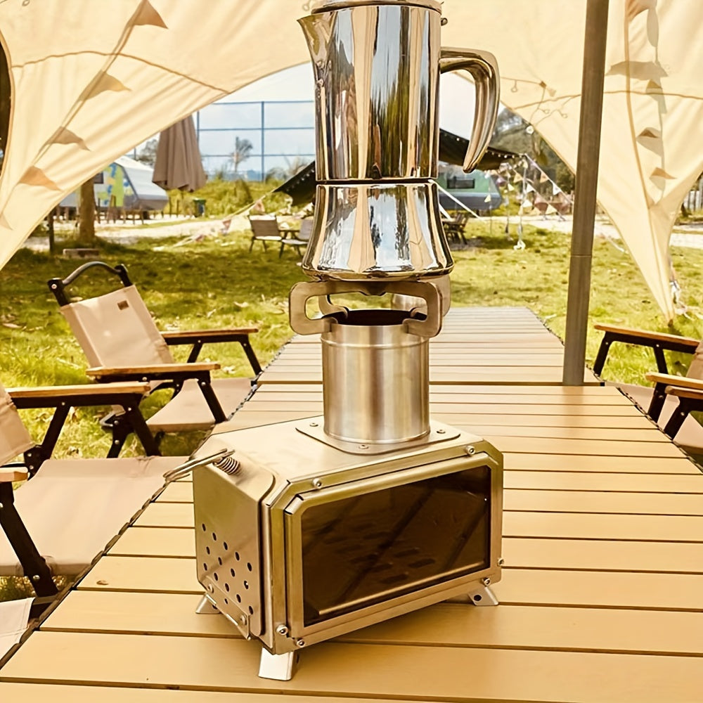 Multi-functional Portable Stainless Steel Wood Stove