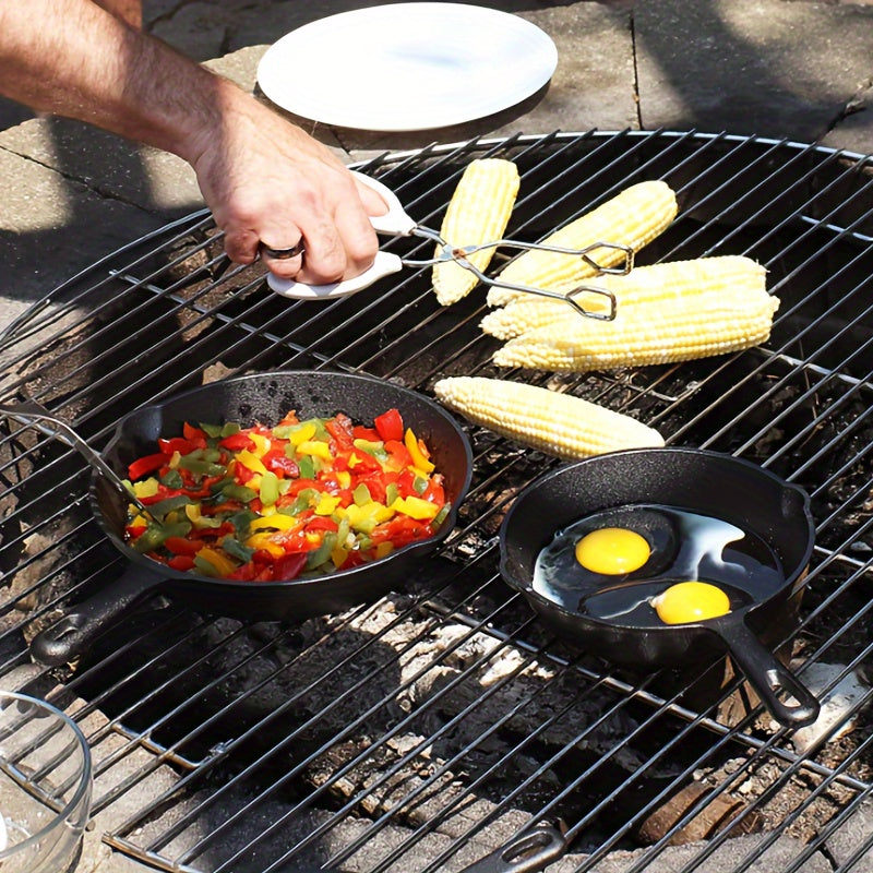 3pcs Cast Iron Cookware Set, Heavy-Duty Non-Stick