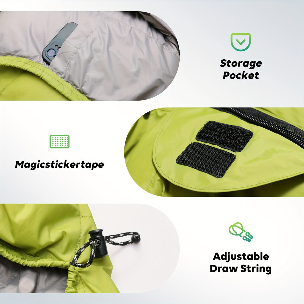 Mummy Sleeping Bag, 4 Season Warm & Cold Weather