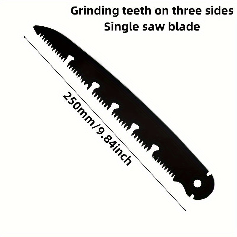 High-Carbon Steel Folding Saw - Portable, Smooth Cutting, Durable