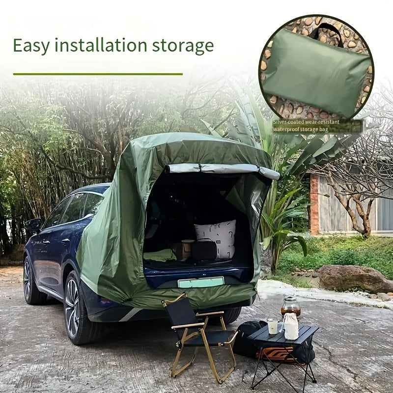 Car Rear Tent - Spacious Canopy, Waterproof
