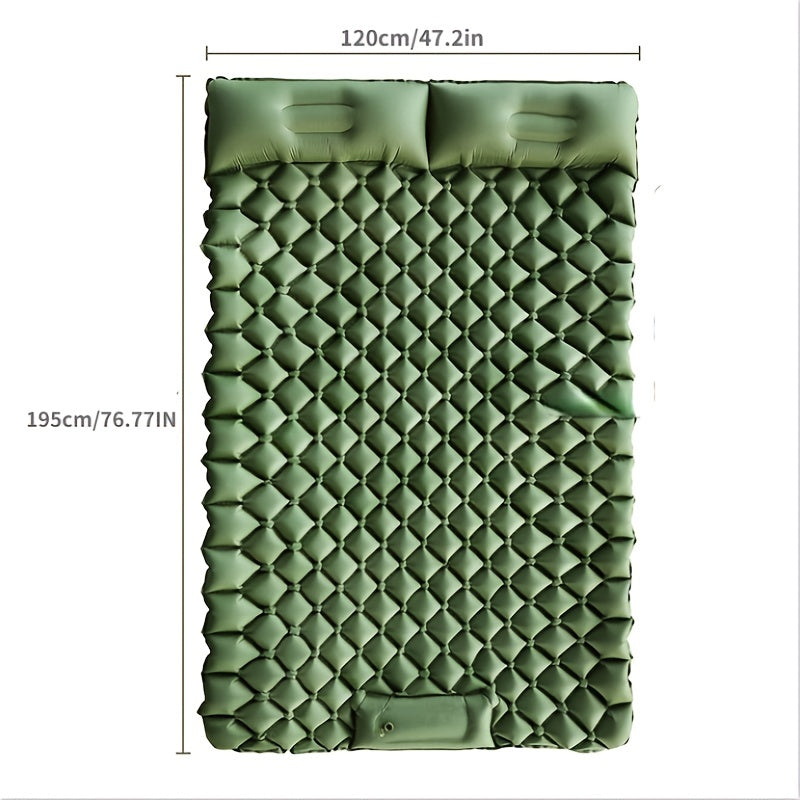 Inflatable Mat, Double Sleeping Mat, Portable Moisture-proof