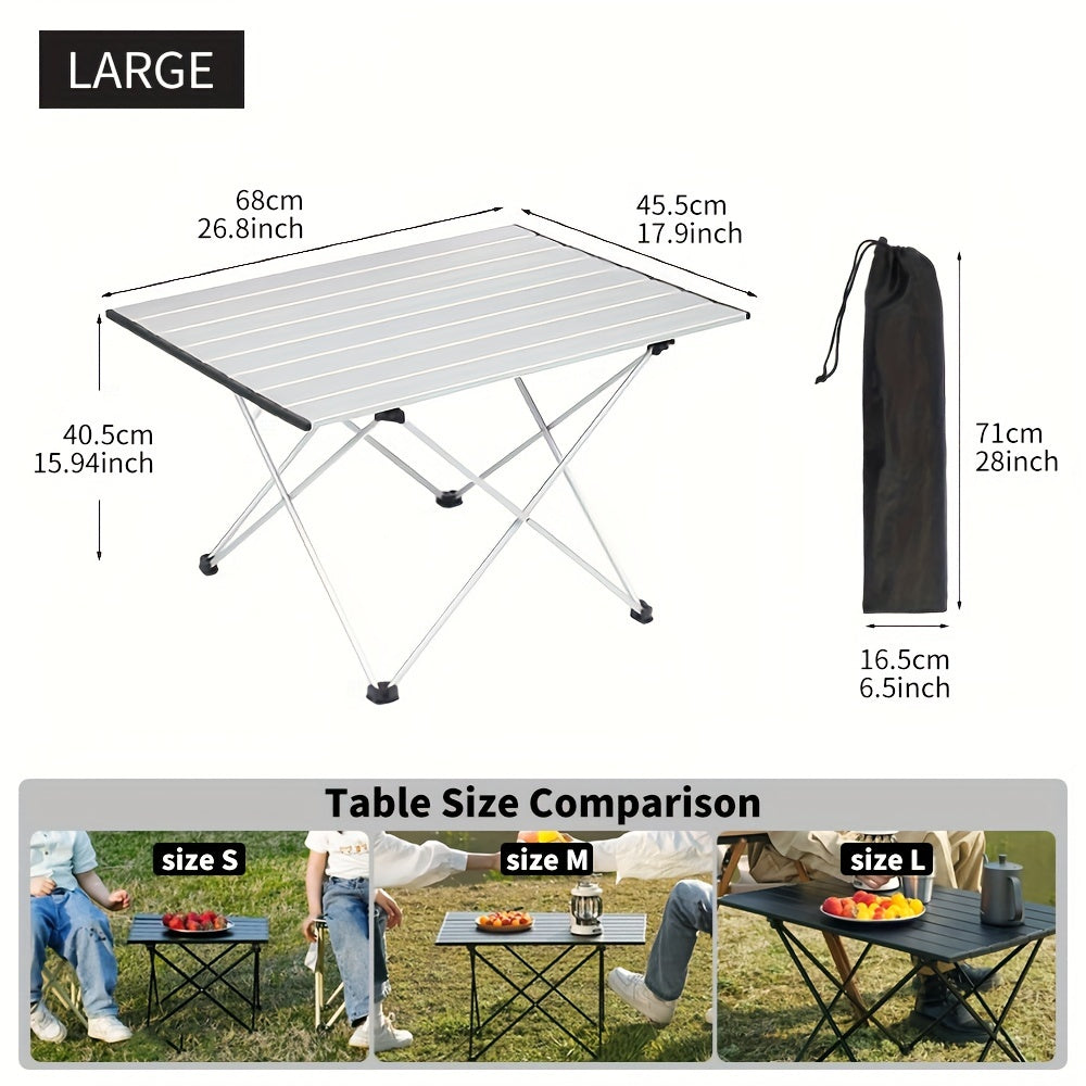 7050 Aluminum Alloy Folding Table, Anti-corrosion, Anti-scratch Foldable Table