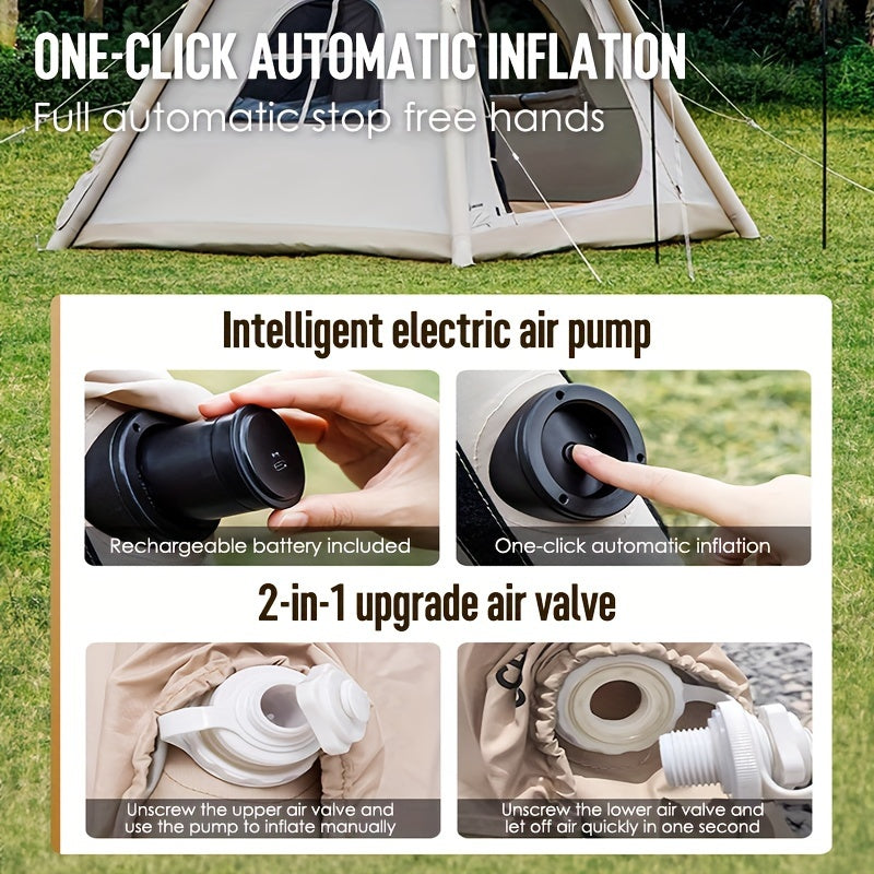 QuickPitch Portable Camping Tent - Automatic Inflatable