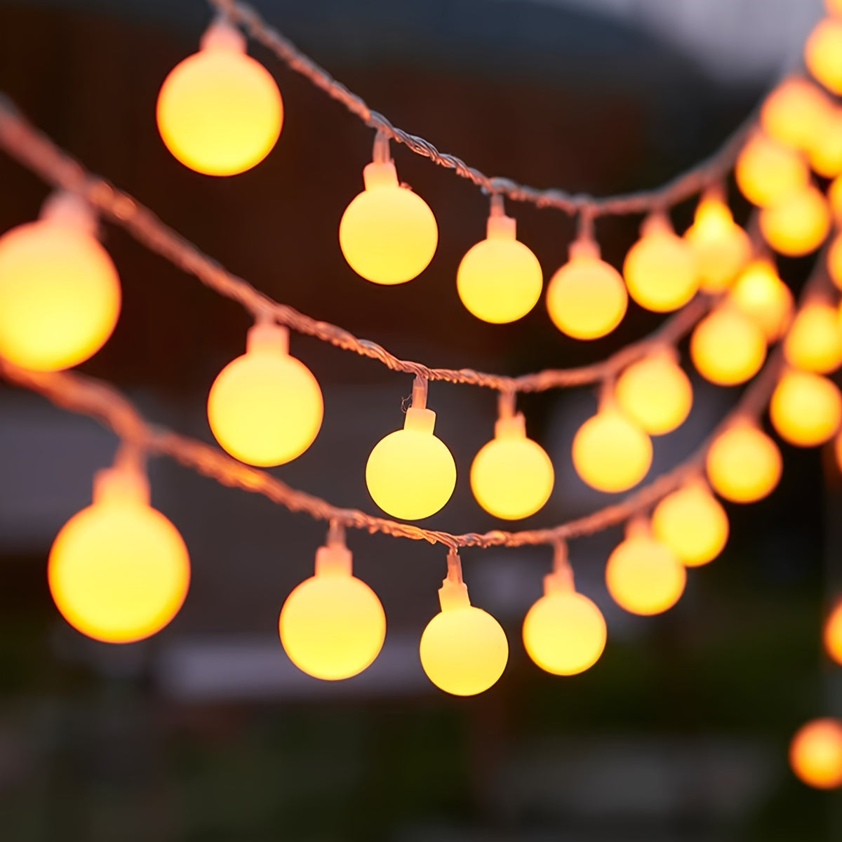 Globe String Light, 10/20/30/40/80 Led Fairy Light