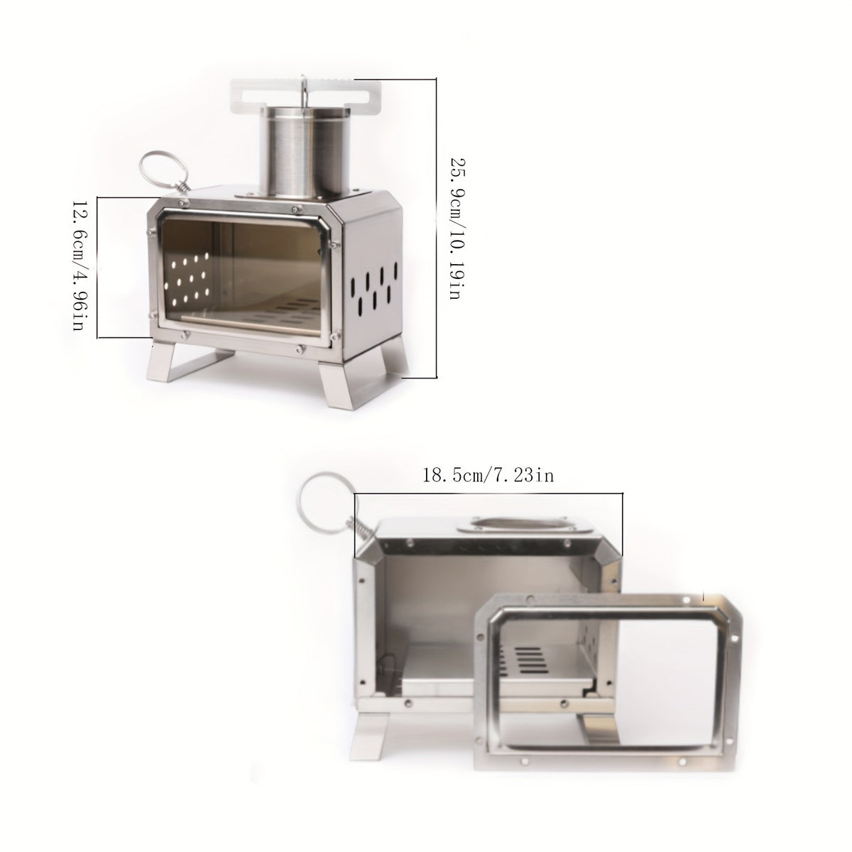 Multi-functional Portable Stainless Steel Wood Stove