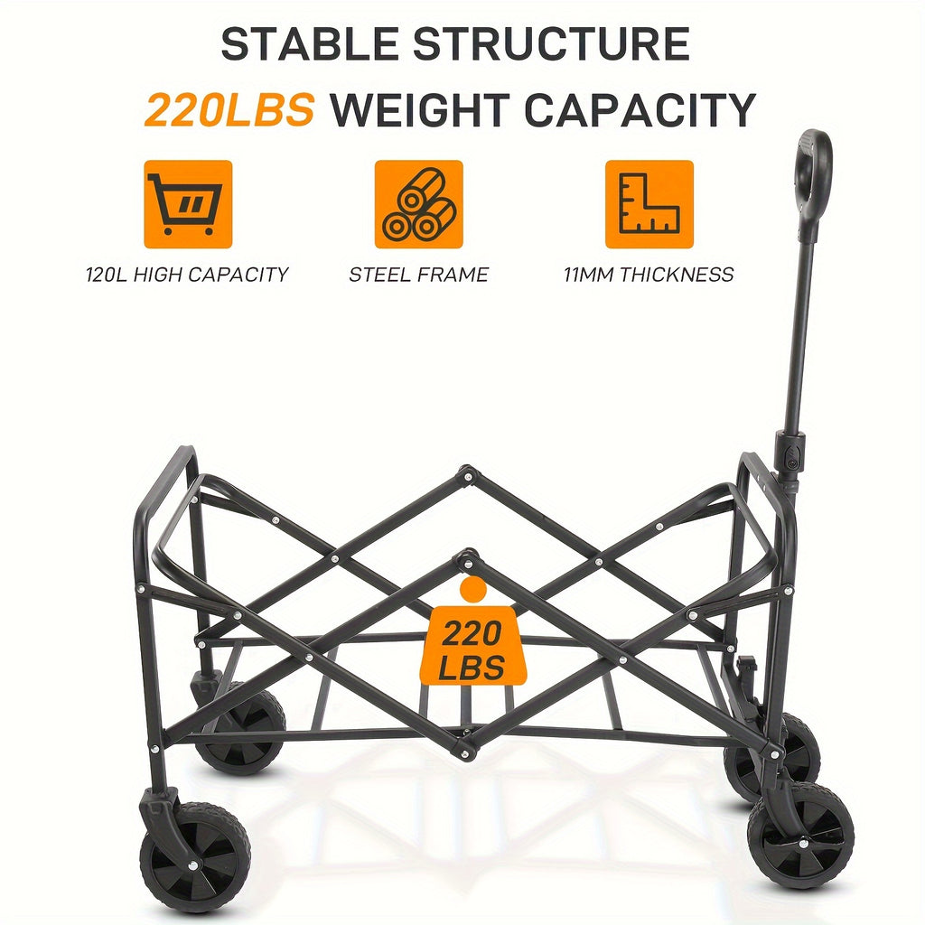 28x18x36in Oversized Camper Folding Trolley