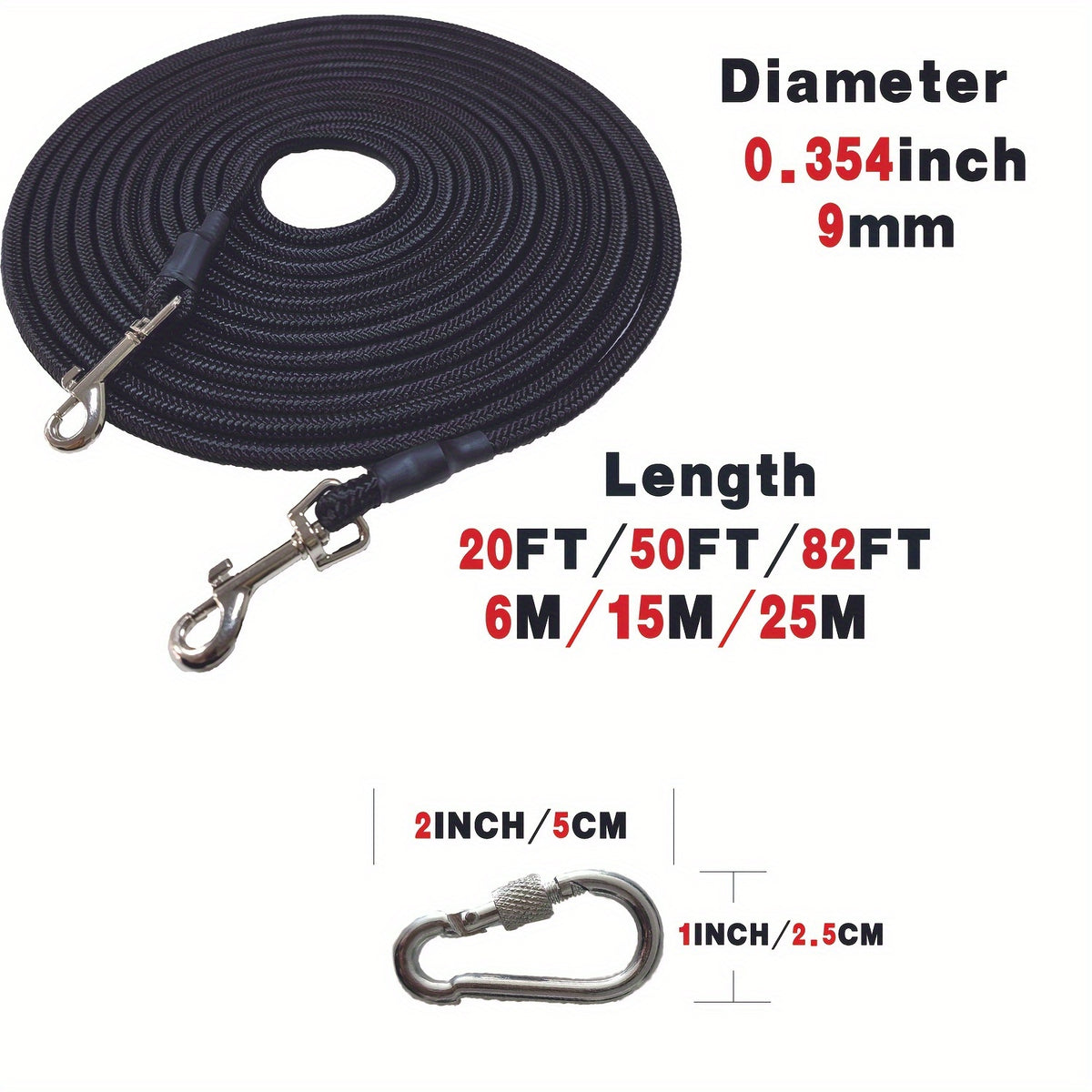Dog Recall Training Leash