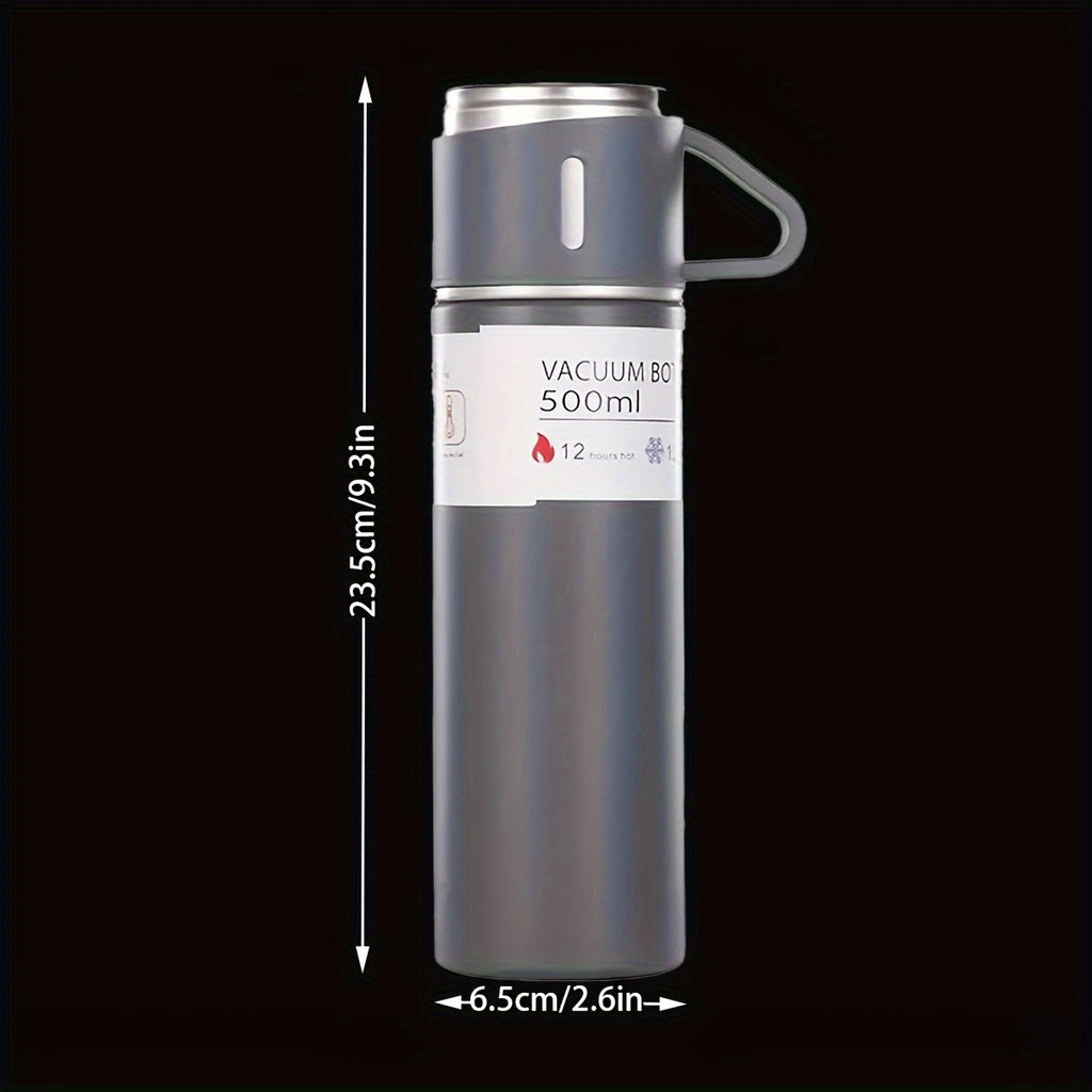 500ml/16.9oz Stainless Steel Insulation Water Cup With/Without 2Cup Lids