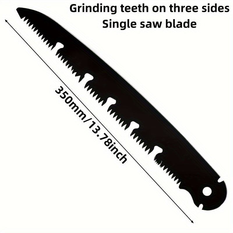 High-Carbon Steel Folding Saw - Portable, Smooth Cutting, Durable