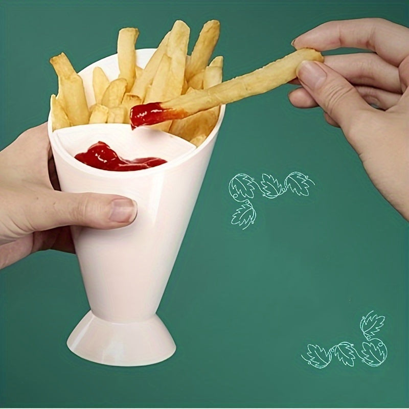 French Fries Cup, Vegetable Salad Cup, Plastic Snack Cup