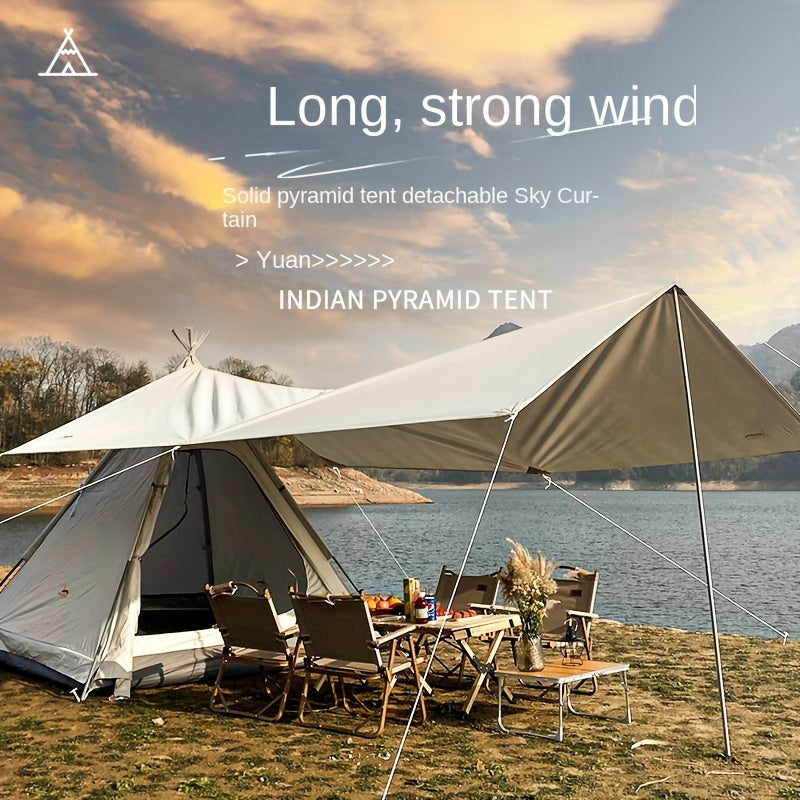 Luxury Pyramid Tent With Sky Curtain