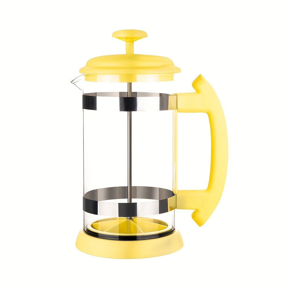 34oz French Press Coffee Maker - Heat-Resistant Thick Glass, 304 Stainless Steel