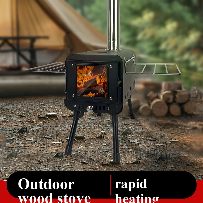 Outdoor Wood-Burning Stove