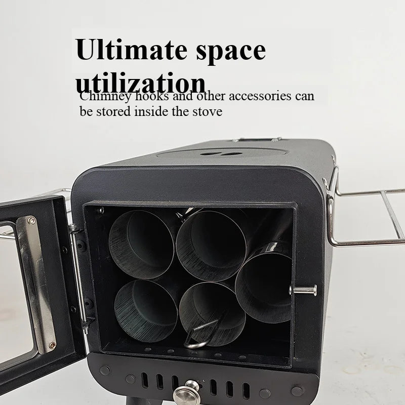 Outdoor Wood-Burning Stove