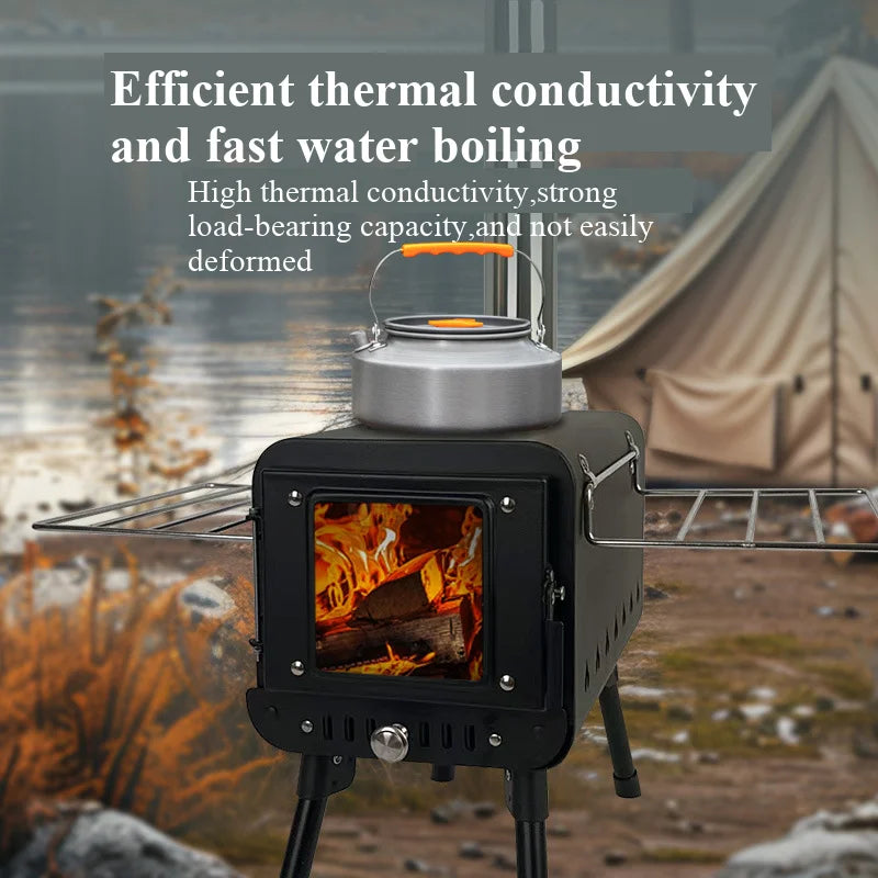 Outdoor Wood-Burning Stove