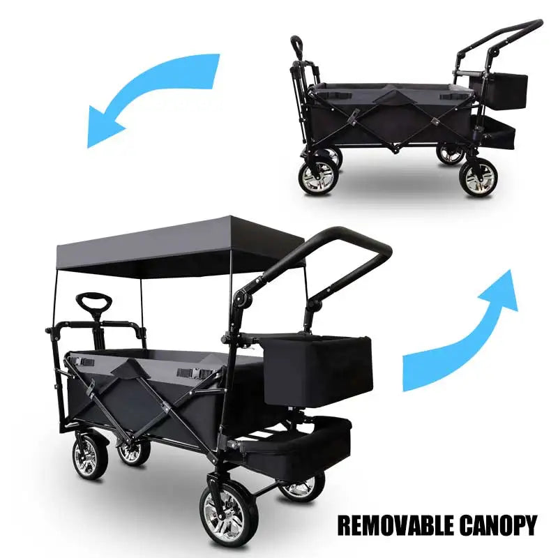 Outdoor Camping Vehicle with Roof