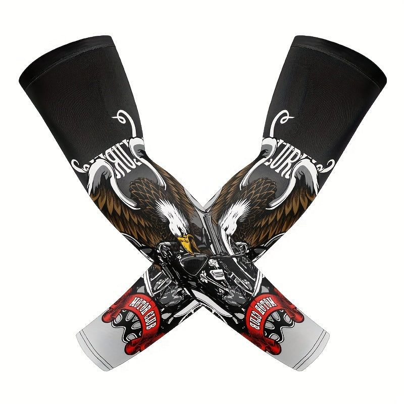 1 Pair Men's Skinny Arm  Sleeves For Summer