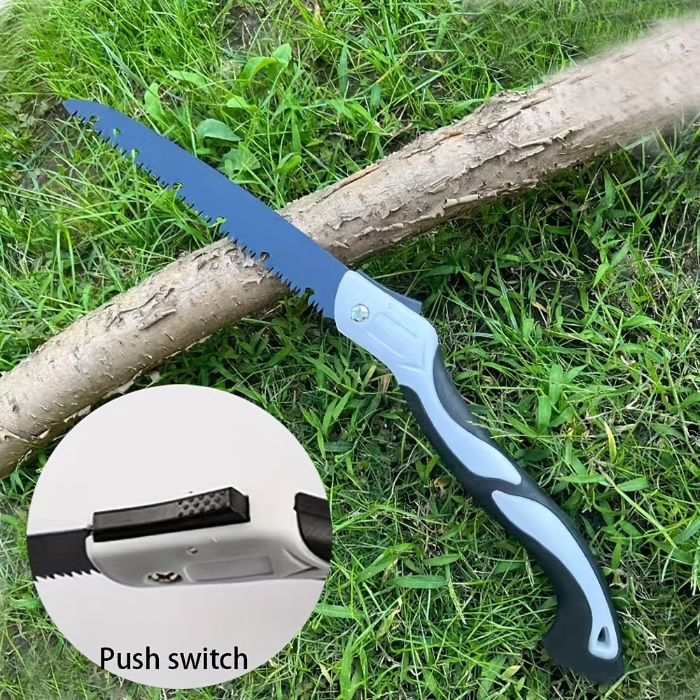 High-Carbon Steel Folding Saw - Portable, Smooth Cutting, Durable