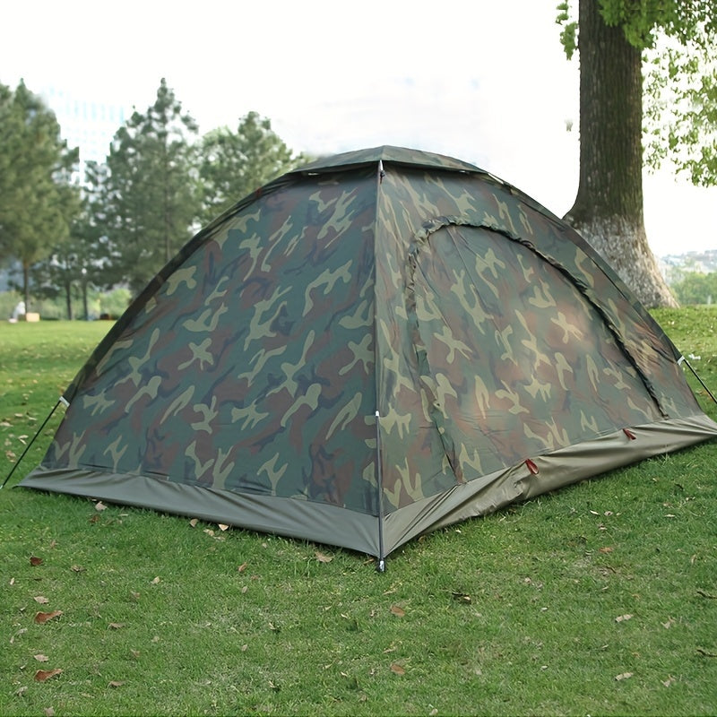 Outdoor Camping Tent, 2-Person Camouflage Tent, Waterproof