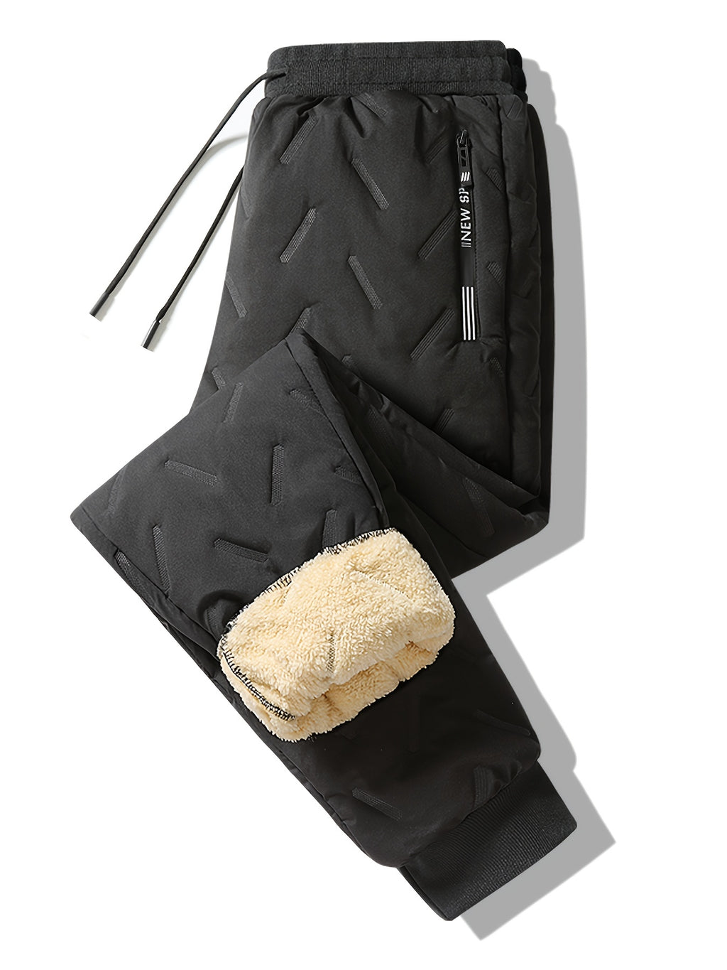 Men's Thermal Fleece Lined Straight Pants